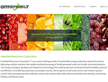 Tablet Screenshot of greenbeltresources.com